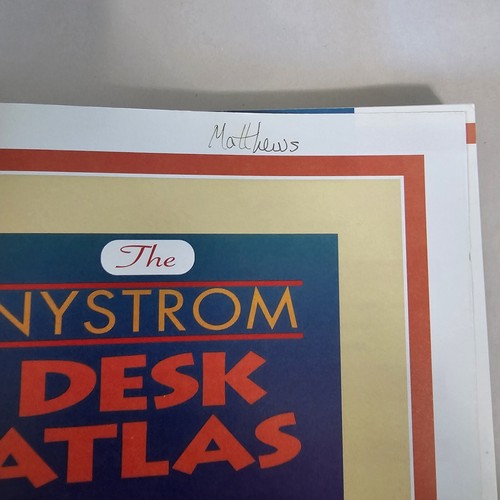 1994 The Nystrom Desk Atlas Paperback By Staff of Publisher - Set Of 2 - Picture 6 of 10