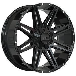 Set of 4 18in Black Alloy Wheel Rims for Jeep Grand, RH1X0N2 6x135 6Lug 18x9
