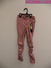 Stains-Like An Angel Girl's Rose Pink Stretch Jeans Rouched Leg Pants Size 6.