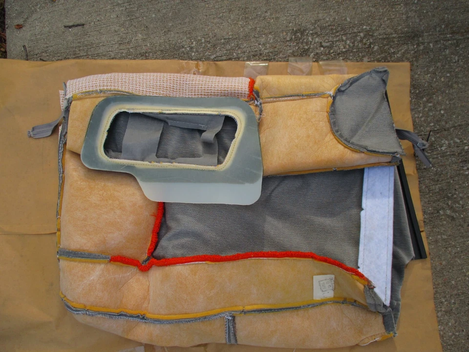 CAPA DE PANO CINZA BANCO DIANTEIRO ESQUERDO TRASEIRO 2000 2001 BUICK LESABRE PERSONALIZADA 16817015 - Imagem 2 de 2