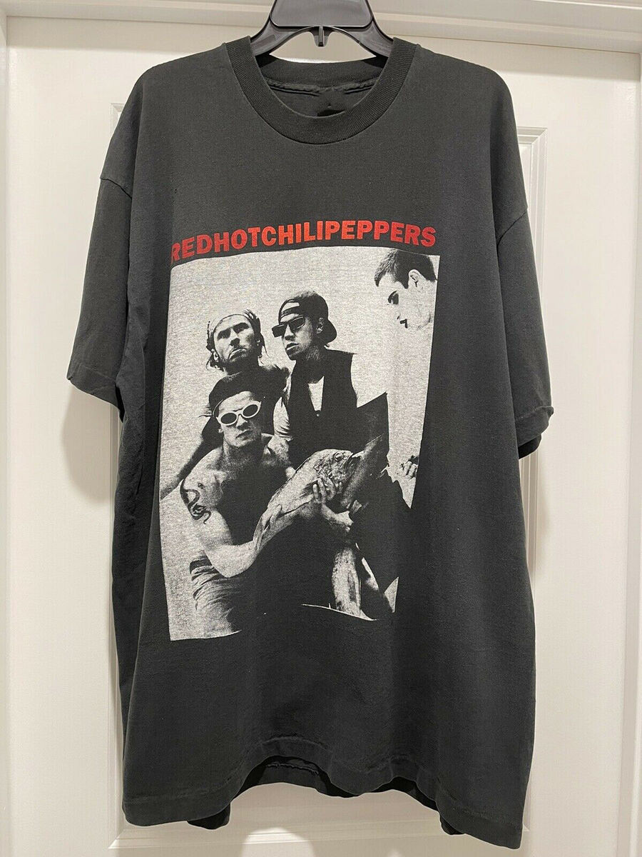 Vintage Red Hot Chili Peppers Shirt 1990s Black Unisex Men Vintage Red Hot Chili Peppers Shirt 1990s Black Unisex Men