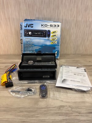 JVC KD-S33 CD Receiver MP3 - Ready for iPod - SAT Radio