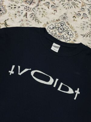Void Band Shirt Explode band Albums Basic Black 2 sided Graphic T shirt