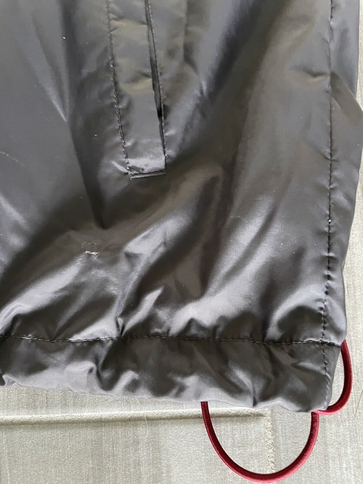 Giacca da pista Fila Windbreaker da uomo rosso grigio x large cerniera intera leggera