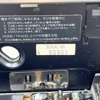 ⭐️  SONY WM-FX909 1992 Walkman W/Plug adapter Cassette Player Made in