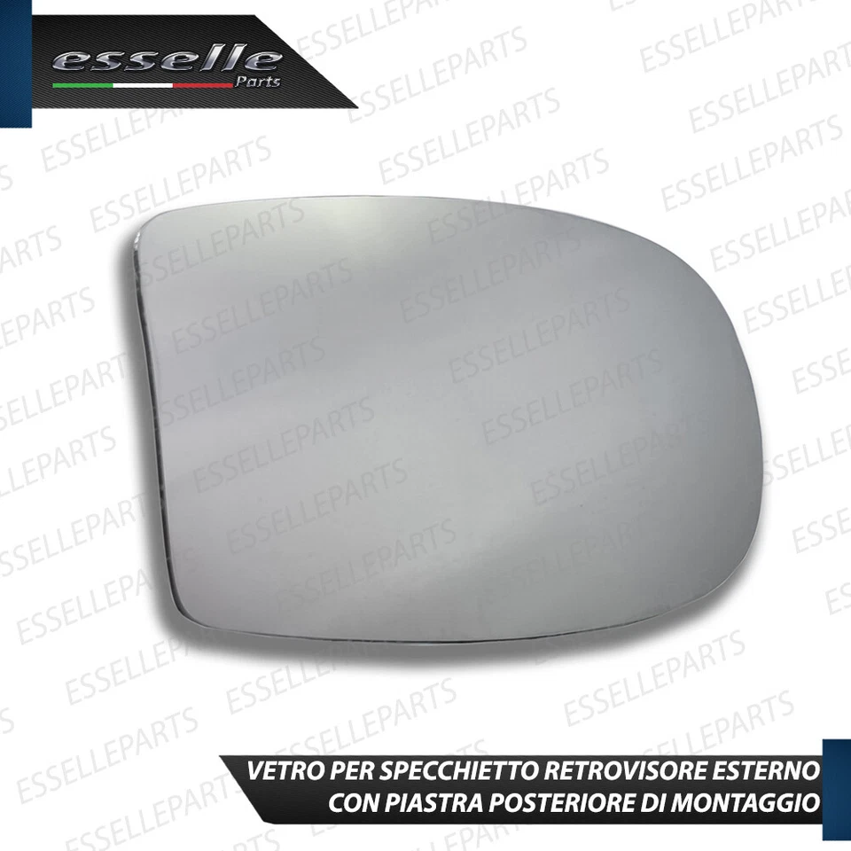 SPECCHIETTO FIAT PUNTO 188 FINO AL 2007 VETRO RETROVISORE DESTRO SINISTRO - Immagine 3 di 4