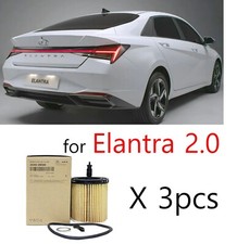 Genuine OEM Oil Filter 3pcs 263502J000 for Hyundai Elantra CN7 2.0 21~26+