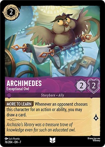Disney Lorcana Archimedes 36/204 | eBay