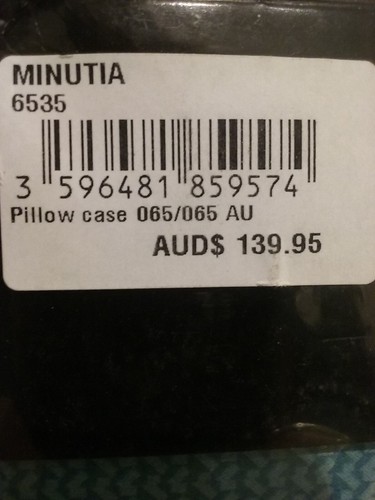 BOSS HUGO BOSS MINUTIA pillow case 300 TC cotton satin, euro 65 cm, BNWT, auth - Picture 6 of 7