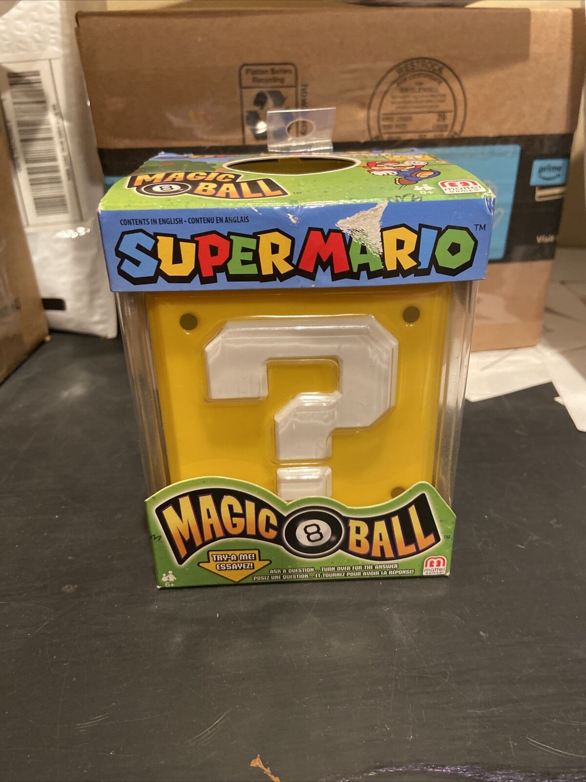 Best Buy: Mattel Magic 8 Ball Nintendo Super Mario Novelty Toy Yellow 90803