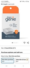 NEW "Genie" diaper genie carbon filters Box a bit torn 