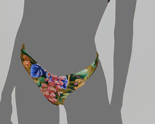 $140 Zimmermann Women's Green Tropicana Bikini Bottom Swimwear Size US  6-8