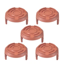 5 Pcs Replacement Spool Line Cap Cover Fit Worx String Trimmer WA0010