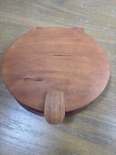 Handmade Wooden Box Lined And Signed