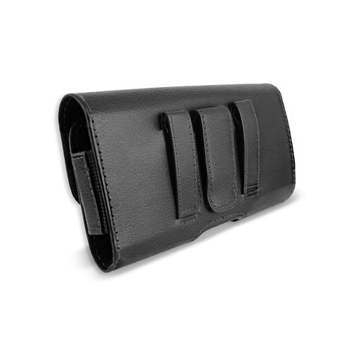 For LG Stylo 4 Premium Slim Size Leather Pouch Case w/Belt Clip Holster - Picture 6 of 8