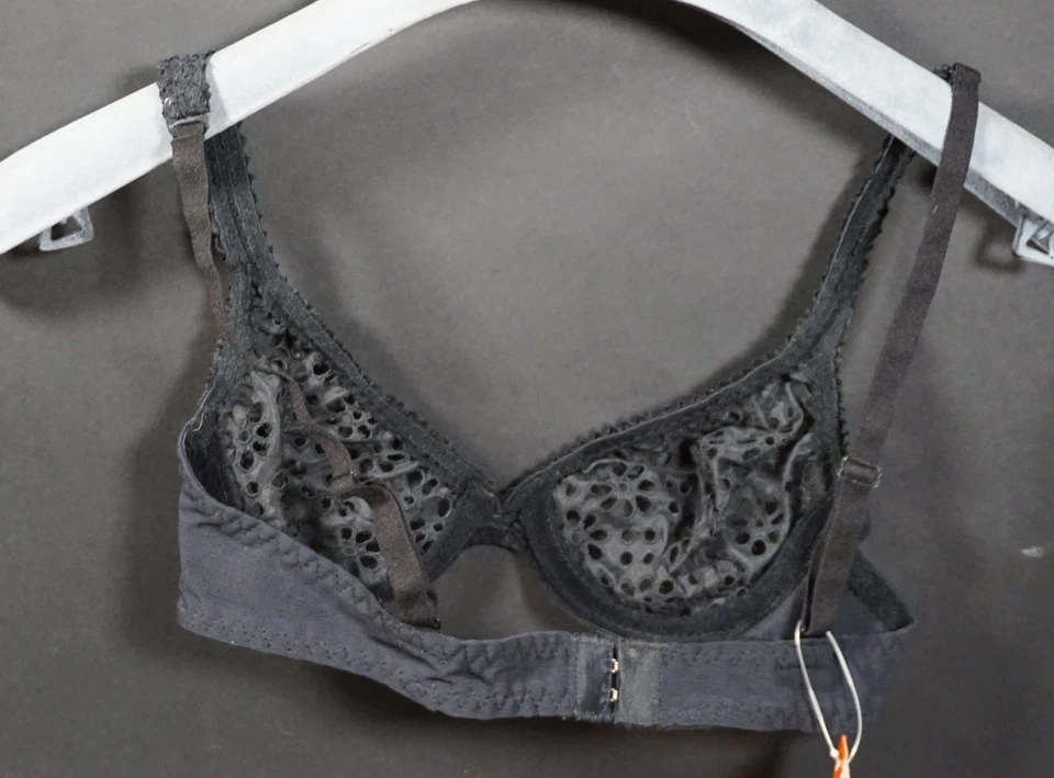 True Vintage Bolero France Femmes Soutien-Gorge sous-Vêtements Taille 65 B Noir - Photo 3/4