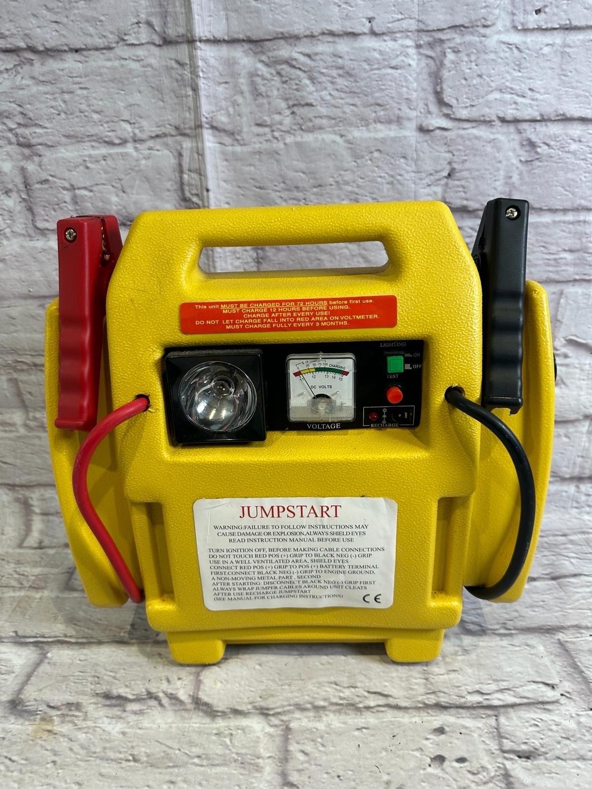 12V PORTABLE CAR JUMP STARTER AIR COMPRESSOR BATTERY START BOOSTER