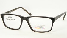 NEW COLOURS by ALEXANDER JULIAN HAWKINS SHINY DARK BROWN EYEGLASSES 55-17-140mm