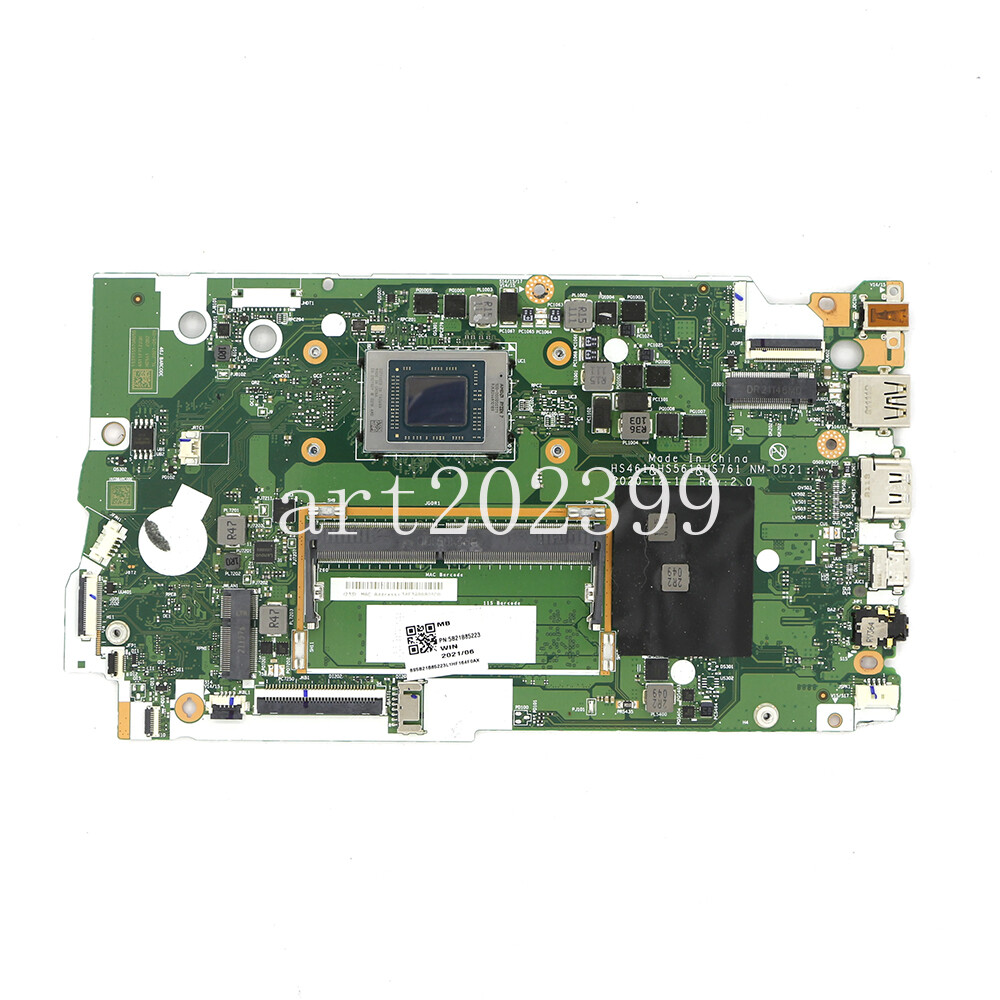 NM-D521 For Lenovo IdeaPad 3-15ALC6 R5-5500U Laptop Motherboard