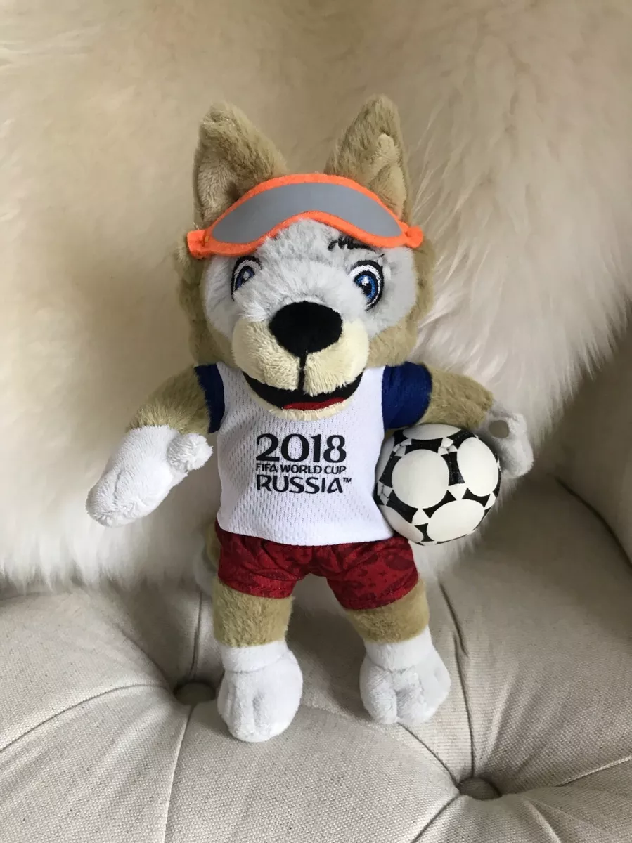 🏁 Peluche Mascotte Officielle Fifa 2018 Russie Coupe du Monde de Foot  Zabivaka