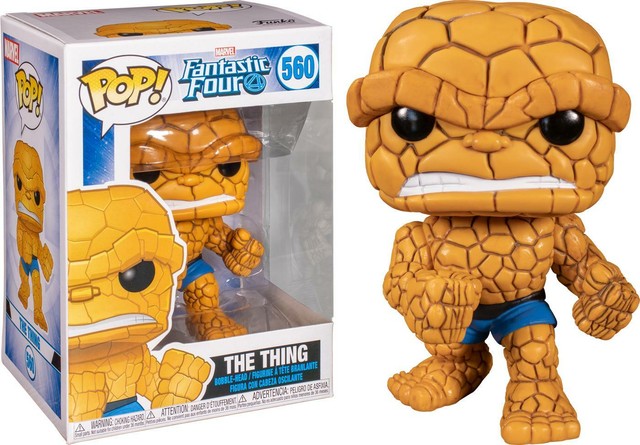Fantastic Four 4 the Thing - the Thing Pop! Funko Marvel Vinyl Figure N°560 | eBay