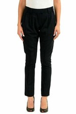 Just Cavalli Women's Striped Pleated Casual Pants US 4 IT 40