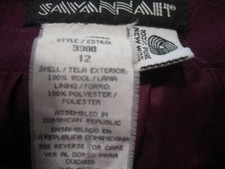 VINTAGE 4 WOOL SKIRTS FOR CRAFT Savannah burg 2WHITE JACK WINTER 3RED 4HERRINGBO