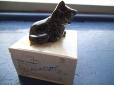 x2 Wade Whimsies Collection kitten and blackcat boxed