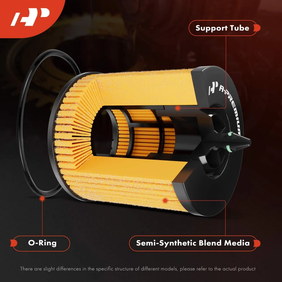 Filtro de aceite de motor para Mercedes-Benz C300 2015-2023 B250 2013-2019 CLA250 14-23 Foto 3 de 4