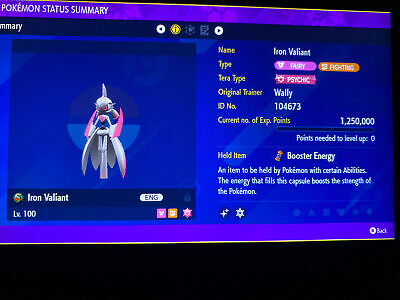 Pokemon Scarlet And Violet Shiny Gardevoir 6IV Battle Ready Fast Delivery