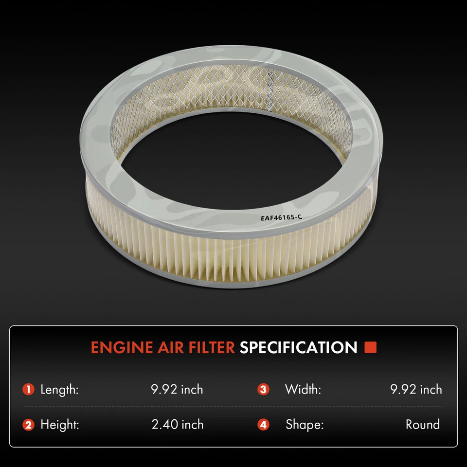Filtro de aire del motor para Toyota Corolla Chevrolet LUV GMC S15 Nissan 720 Datsun 411 Foto 2 de 4