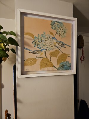 Kathryn White Embellished Hand Painted Giclee art Parchment Print