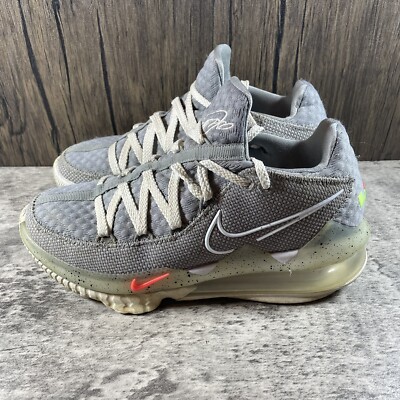 lebron 17 low grey on feet