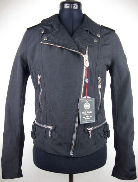 Colmar Hell Made Biker Jacket Damen Jacke Bikerjacke Gr.36 Black Neu Mit Etikett-image