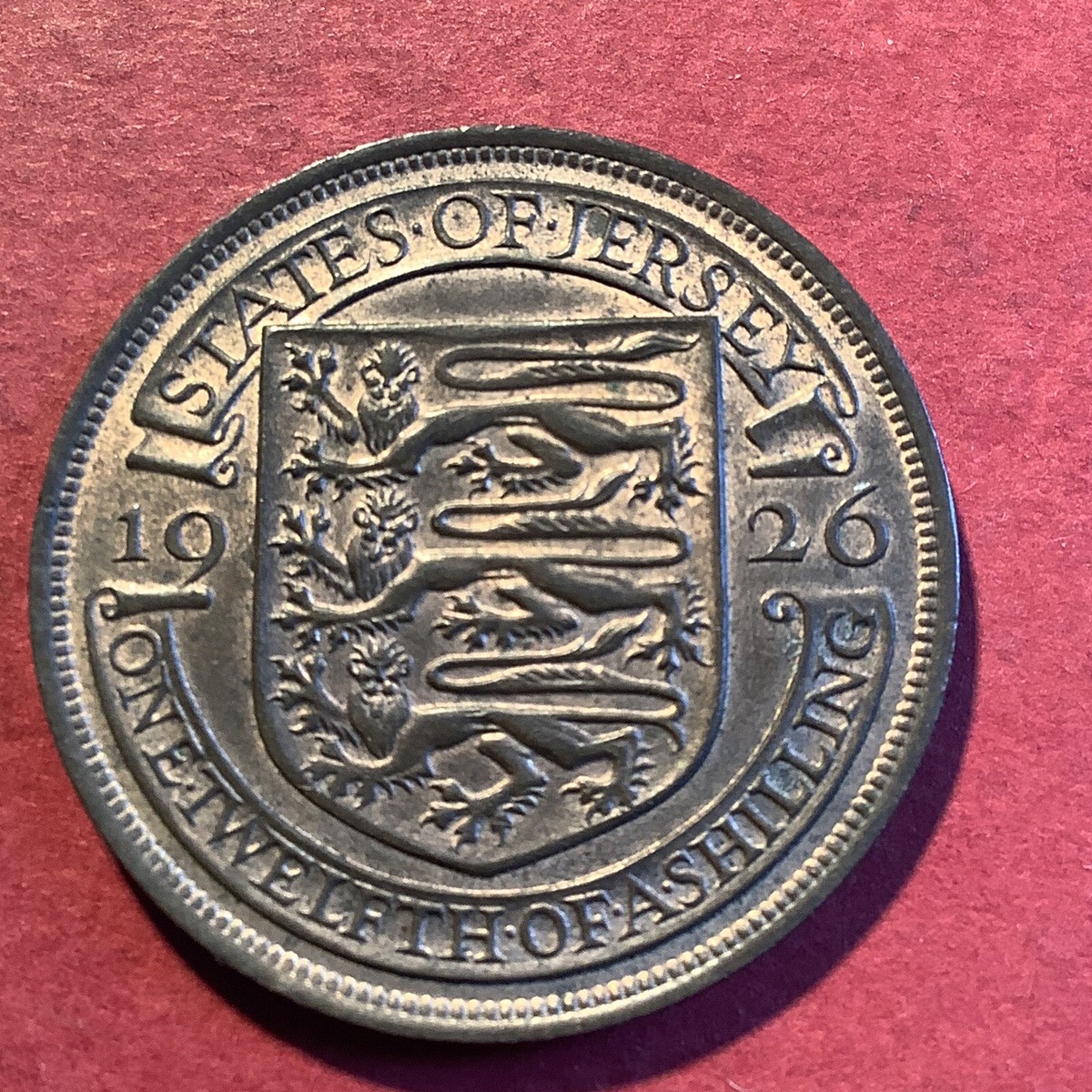 Great Britain States of Jersey King George V 1/12 Shilling