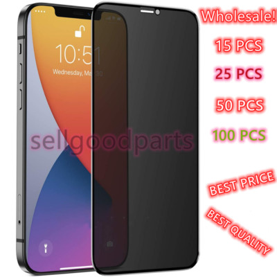 Wholesale Anti-Spy Privacy Glass Screen Protector for iPhone 13 14 16 17 Pro Max
