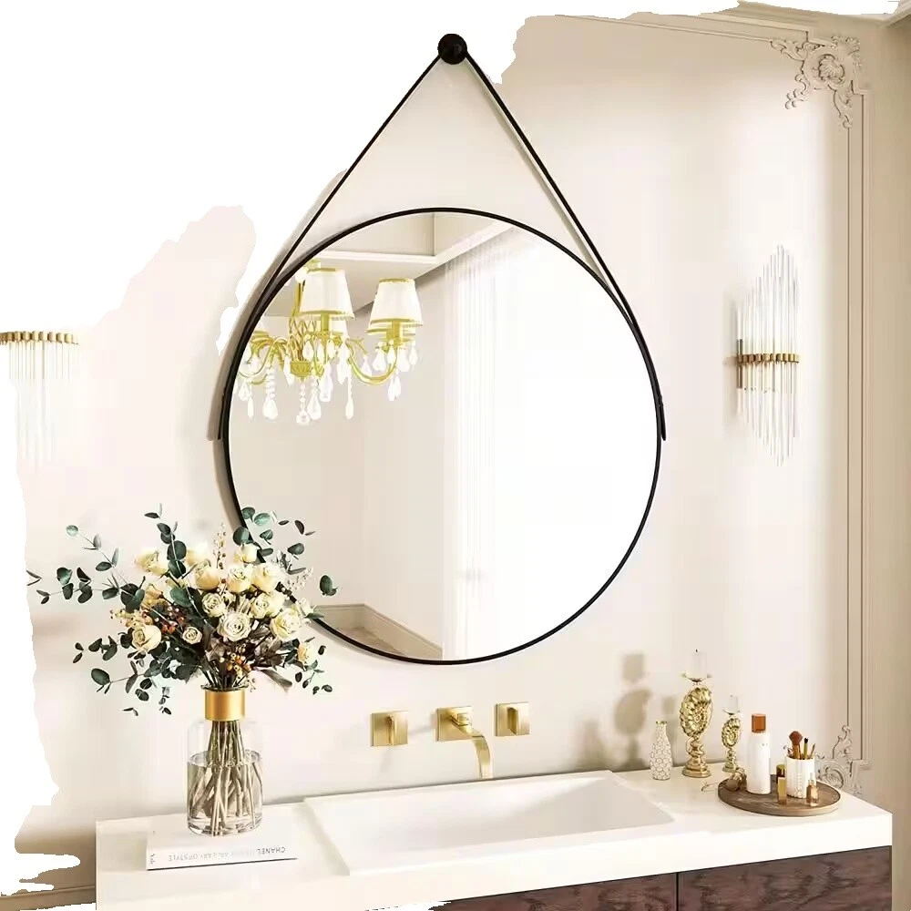 Leather Frame Home Décor Mirrors