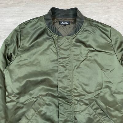 Bomber Green Flight Jacket Men's M Streetwear