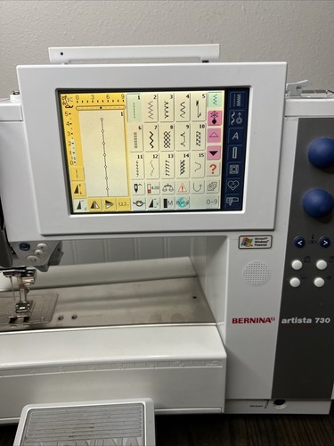 Bernina Artista 730E Sewing and Embroidery Machine Tested Working W/Foot Pedal! - Picture 7 of 22