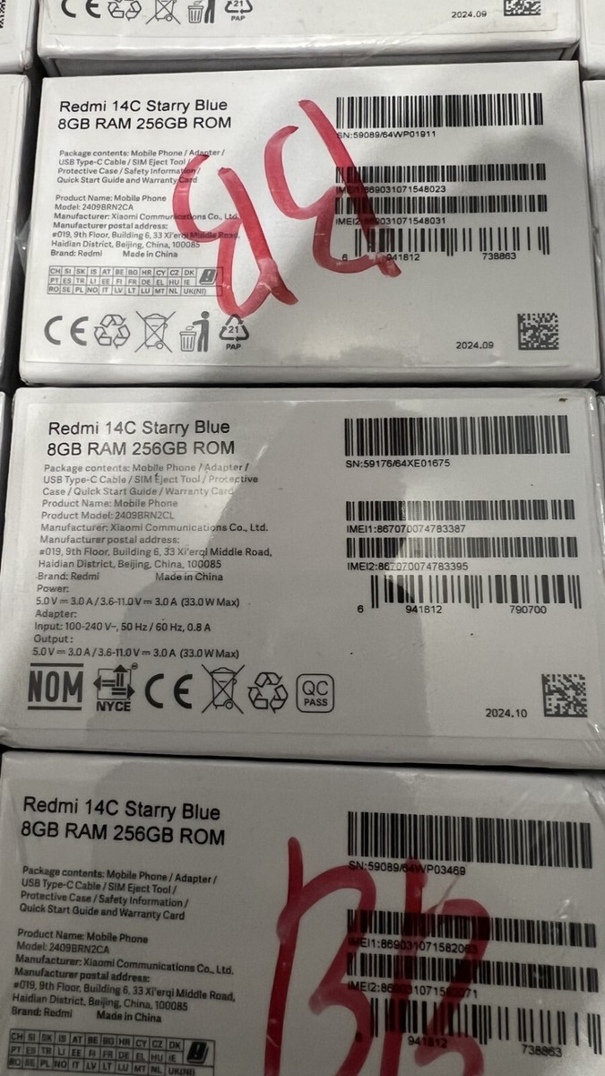 Xiaomi Redmi 14C 4G LTE Starry Blue - 8GB RAM - 256GB ROM