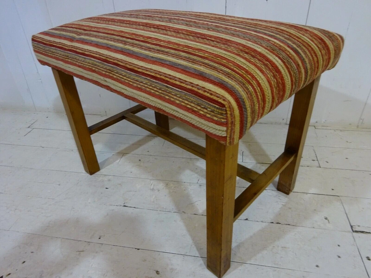 Art Deco Oak Footstool