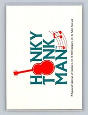 1990 Classic WWF Wrestling #138 Honky Tonk Man Logo Card