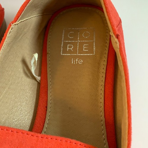 Core Life Womens Reed Buckle Round Toe Red Slip On Loafer Shoes Size US 7 - Picture 2 of 11
