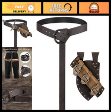 Adjustable Medieval Sword Belt Frog - Viking Holster for LARP, Renaissance Cos