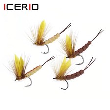 NEW! Fly Fishing Dry May Fly ALL SIZES Trout Chub Artificial Flies Fishing