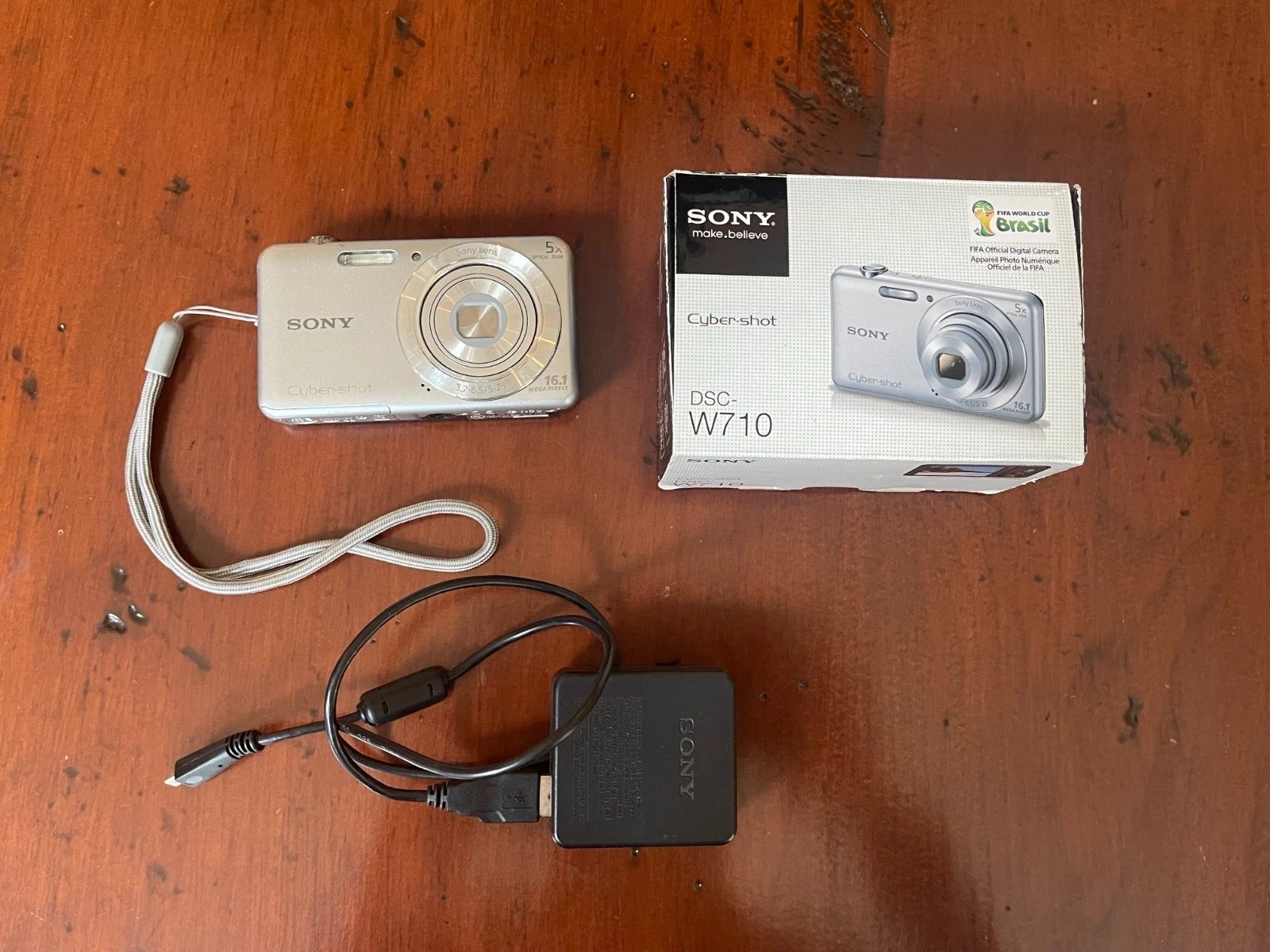 Sony Cyber-shot DSC-W710 16.1MP Silver Digital Camera with HD Video  