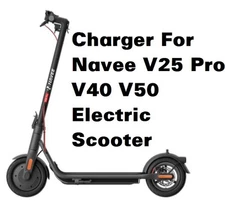 🔥 battery Charger power adapter For Navee V25 Pro V40 V50 Electric Scooter XMT