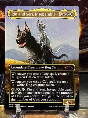 MTG | Rin and Seri, Inseparable (Thick Stock) NF [Secret Lair Cats