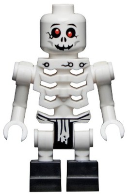 LEGO  Minifig njo0008 - Bonezai (Skulkin) Vertical Grip Hands Ninjago Minifigur