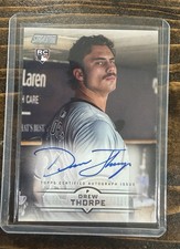 2025 Topps Stadium Club Drew Thorpe RC On Card Auto  - White Sox